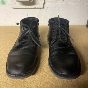 Clarks Varick Hill Black Blue Leather